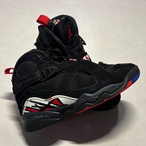 Jordan Men's Black and Red Sneakers